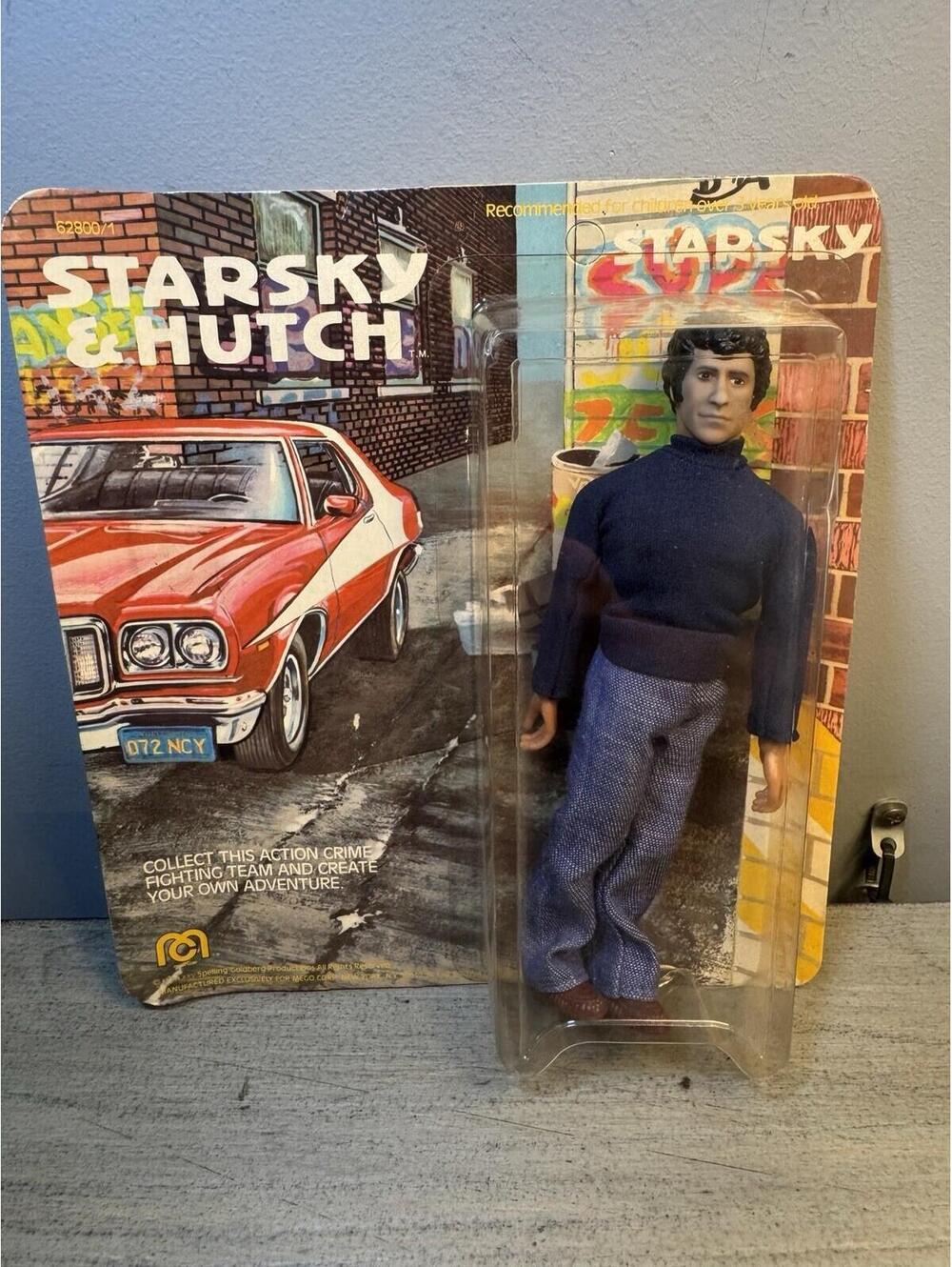 Vintage 1975 Mego Starsky & Hutch Starsky 8” Action Figure MOC Sealed Carded
